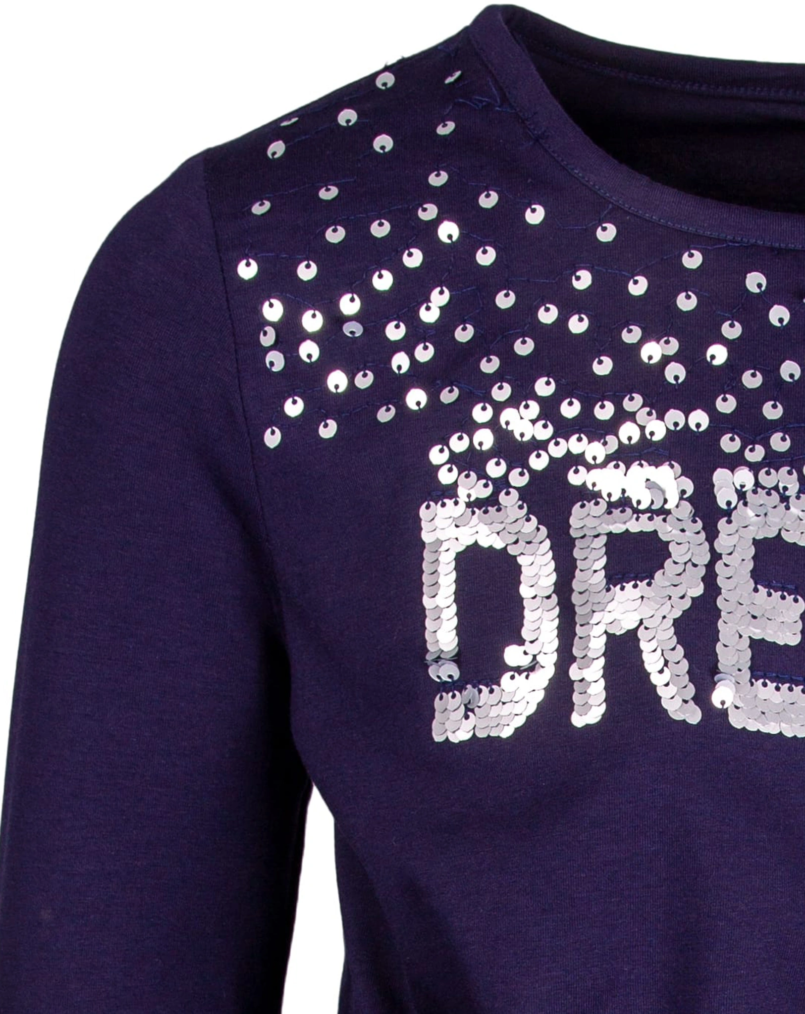 Langarmkleid DREAM mit Tüll in navy