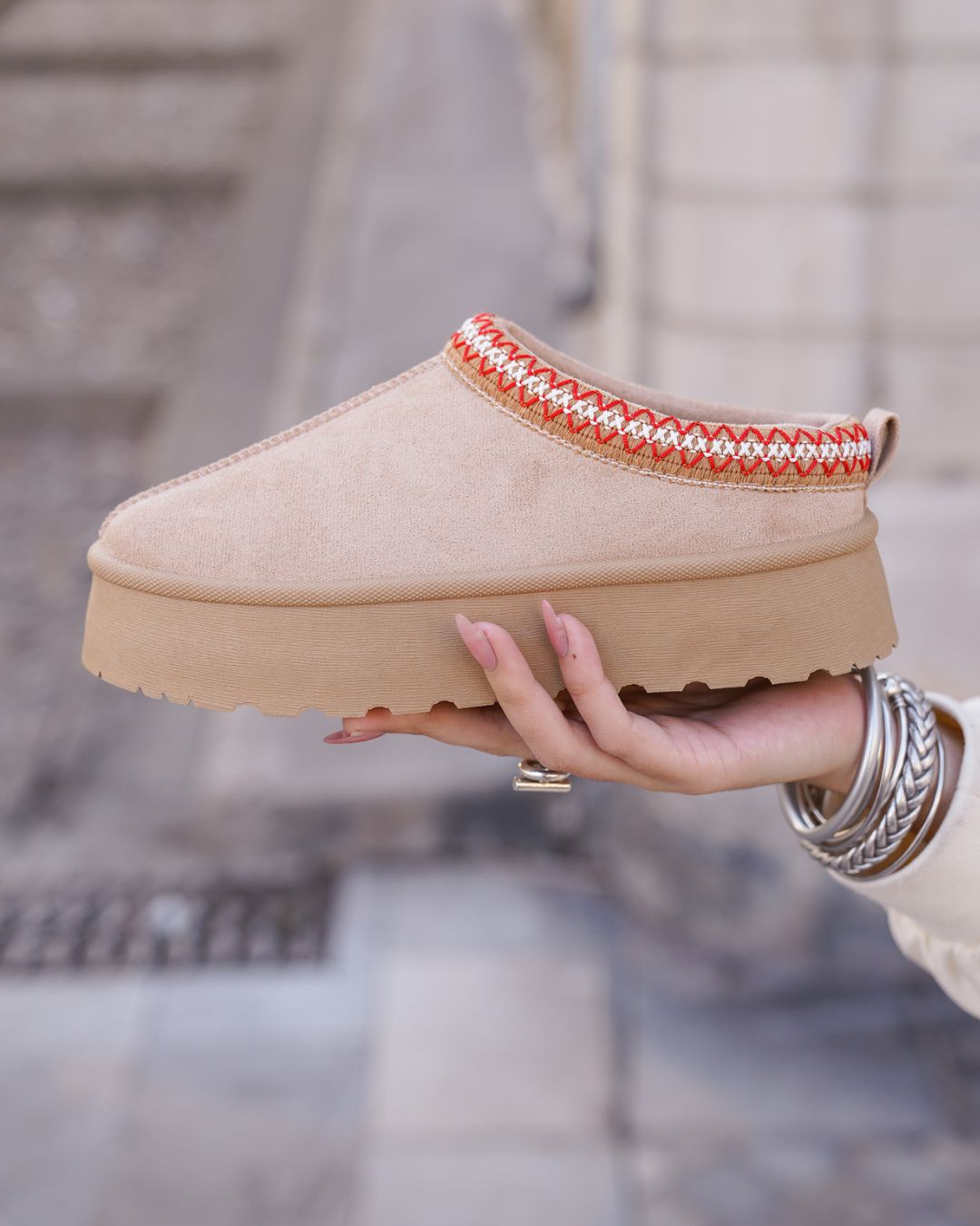 Sabots femme taupe - Solveig