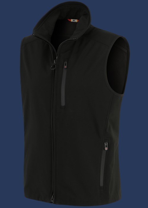 Alpinus Vest DynashellAquaLight, Schwarz
