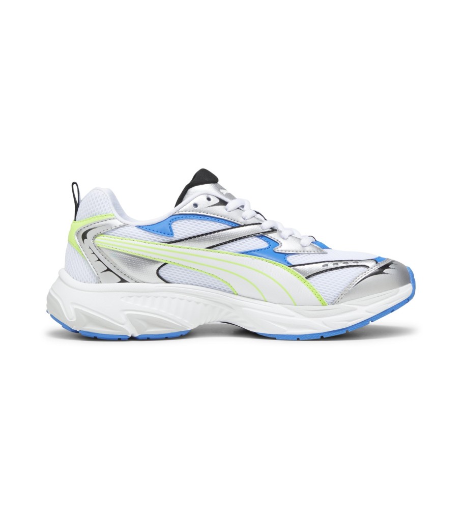 Tênis Puma Morphic, branco e azul