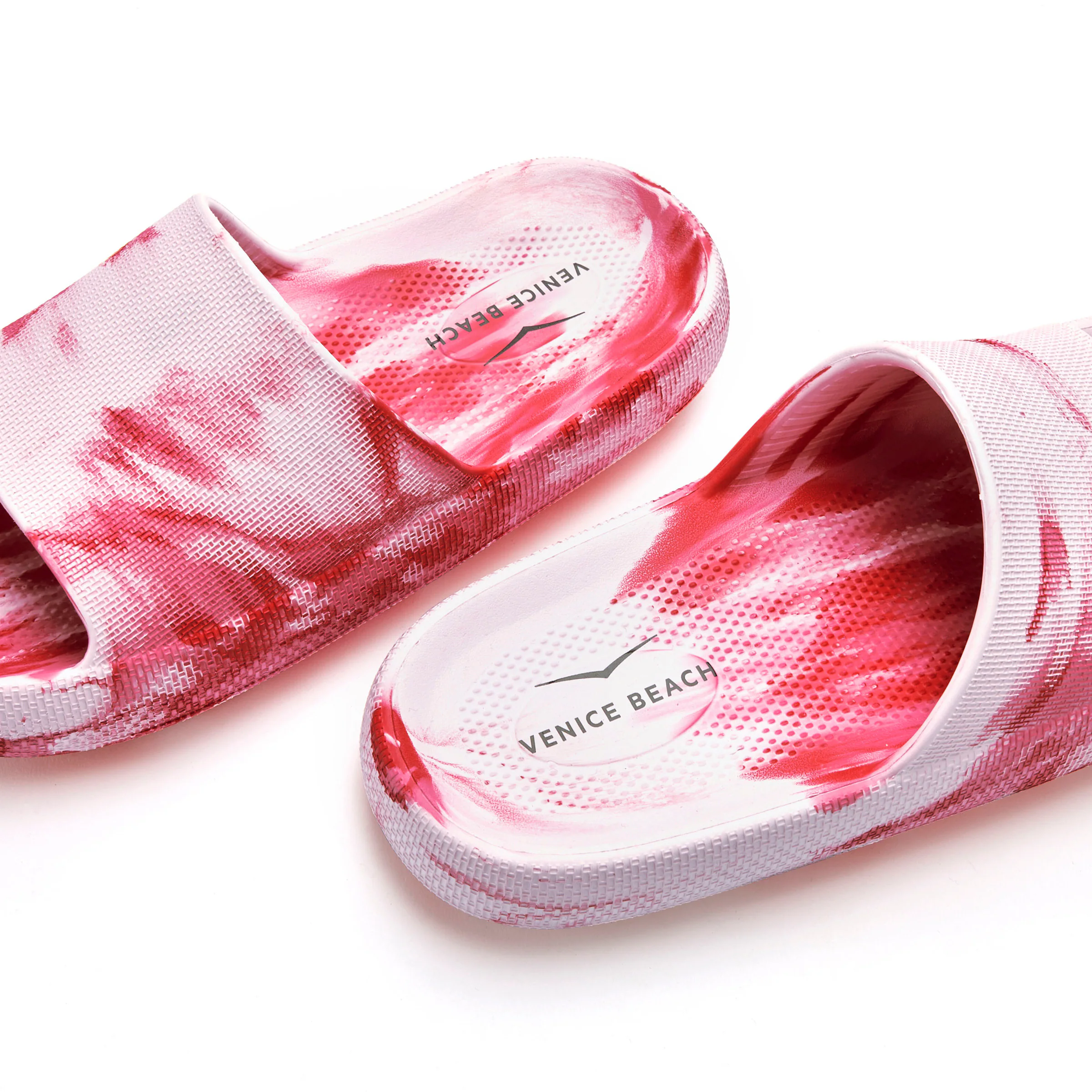 Venice Beach Badepantolette in pink batik