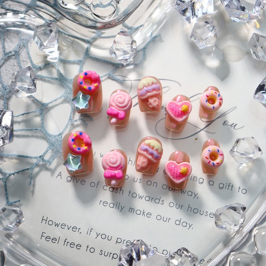 gracienorm - Dessert Squoval Press On Nail