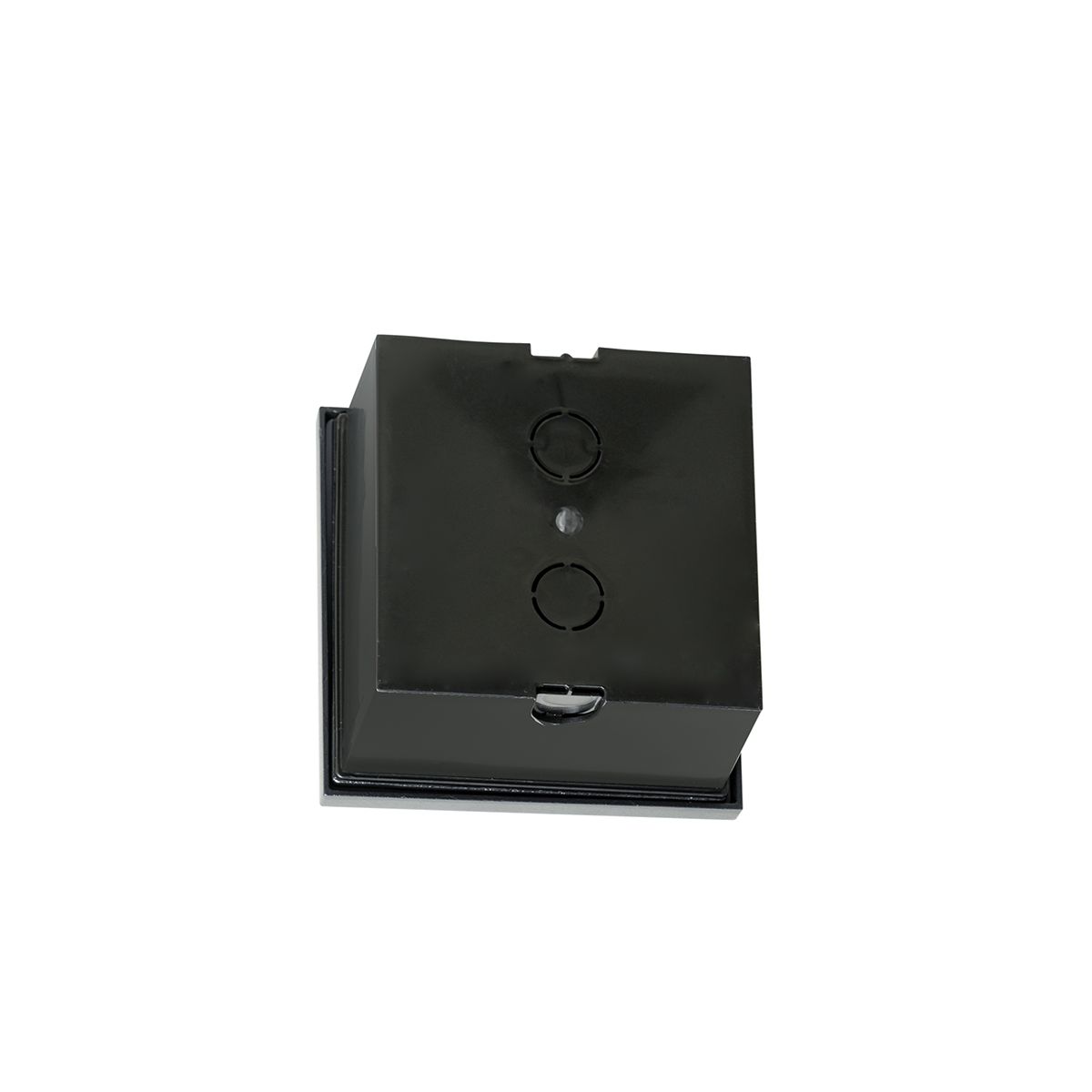 Moderne inbouw wandlamp zwart incl. LED - Gem 2