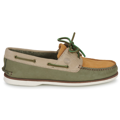Timberland - CLASSIC BOAT 2 EYE - Gris / Marron / Blanc
