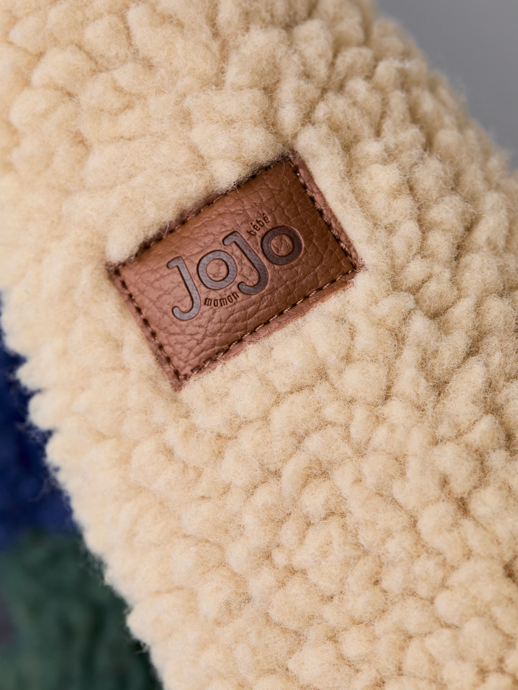 Kakigroen met tractoren - JoJo Maman Bébé Teddy Fleece Jas met Applicatie