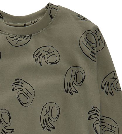Soft Gallery Sweatshirt - SGKonRød - Deep Lichen green