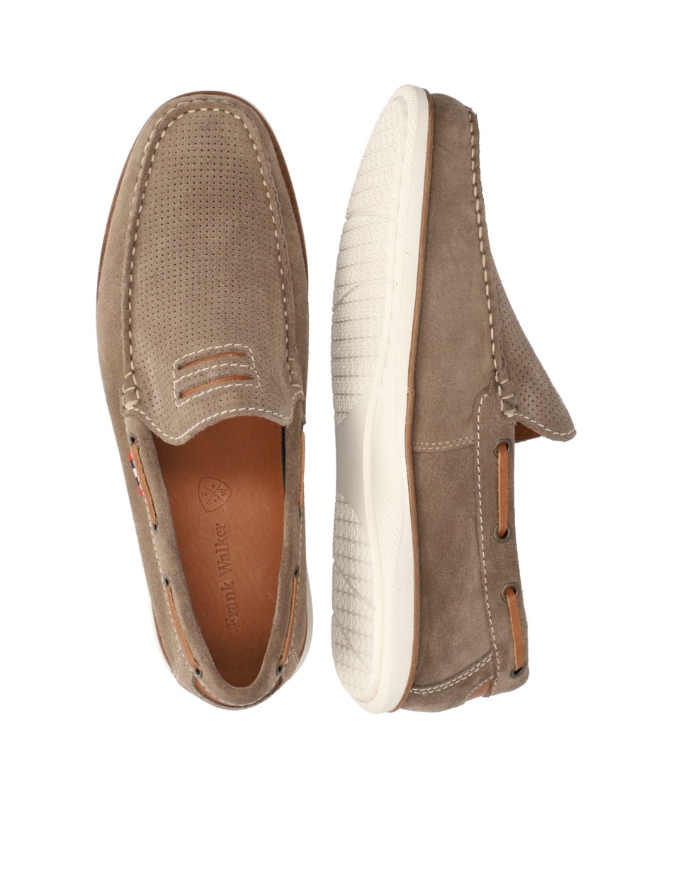 Veloursleder Slipper sportiv