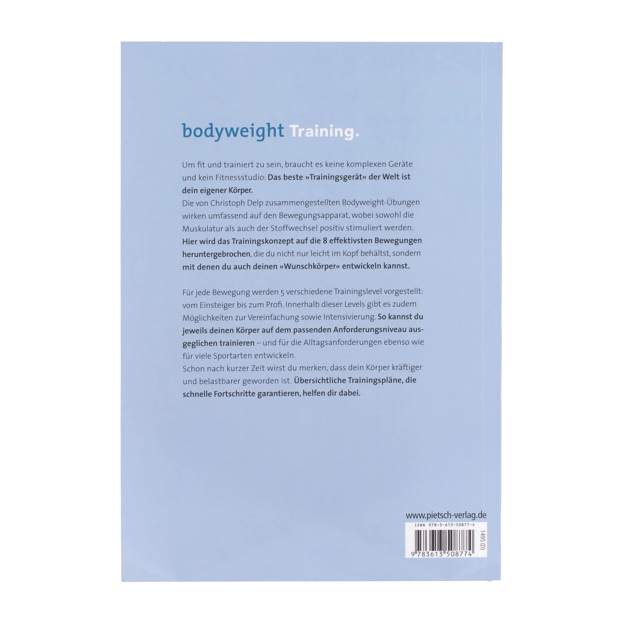Pietsch Verlag -  Buch Bodyweight-Training – Maximale Fitness