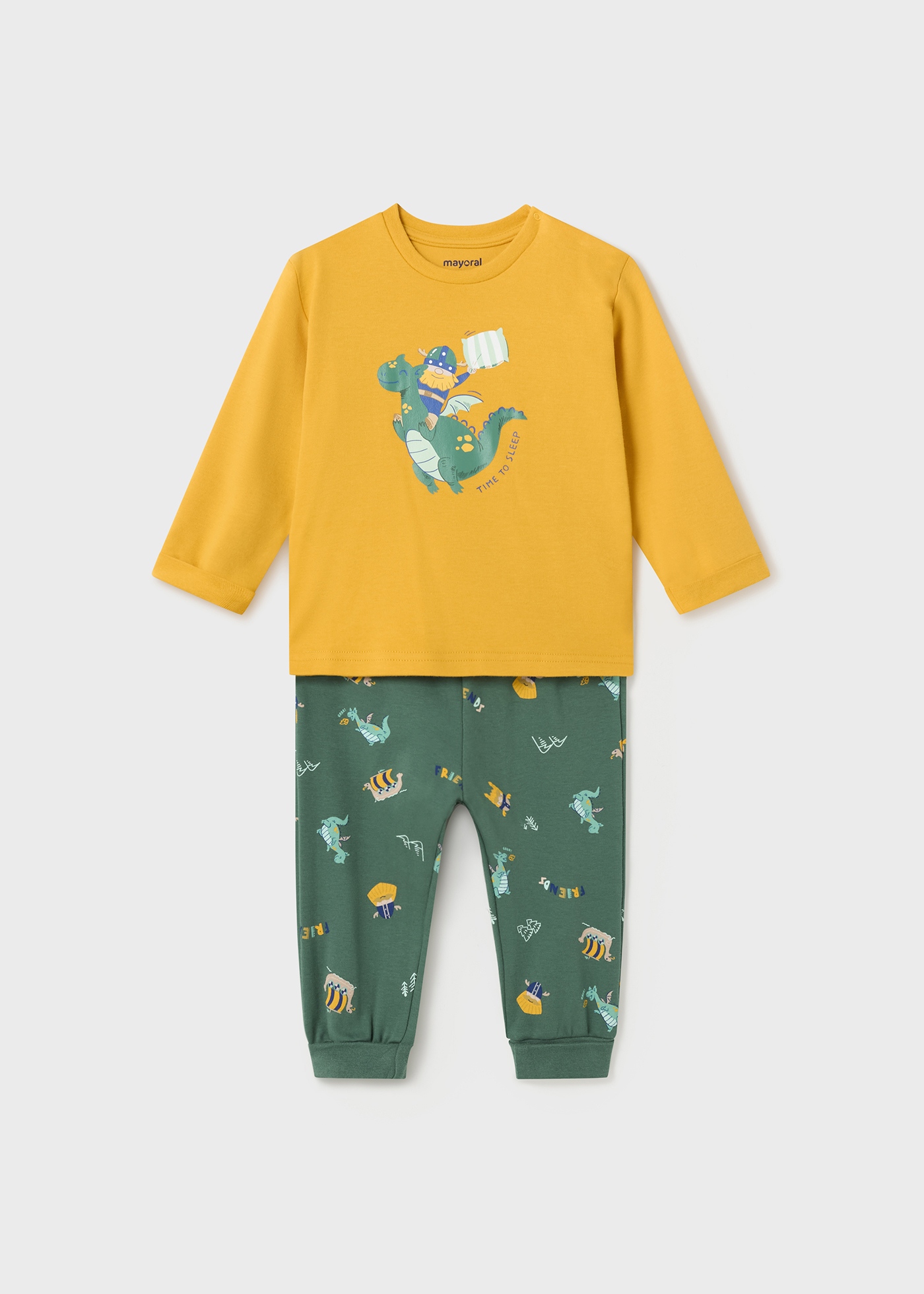 Pijama de bebê Better Cotton com bolsa