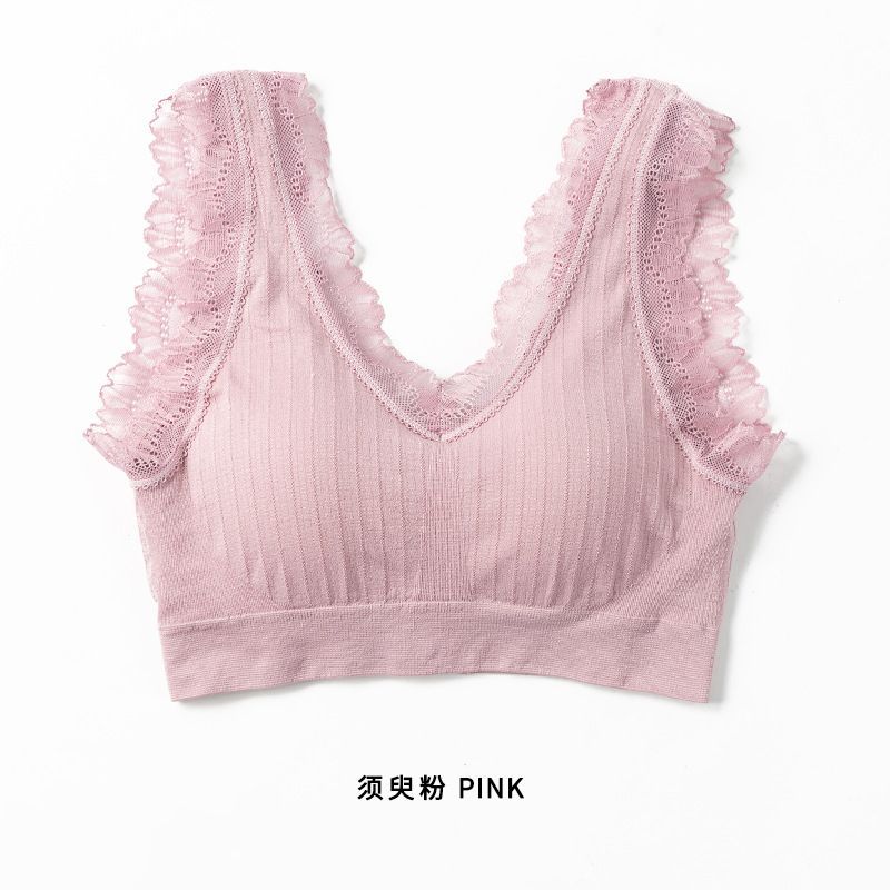 meirology - Bralette met kanten rand