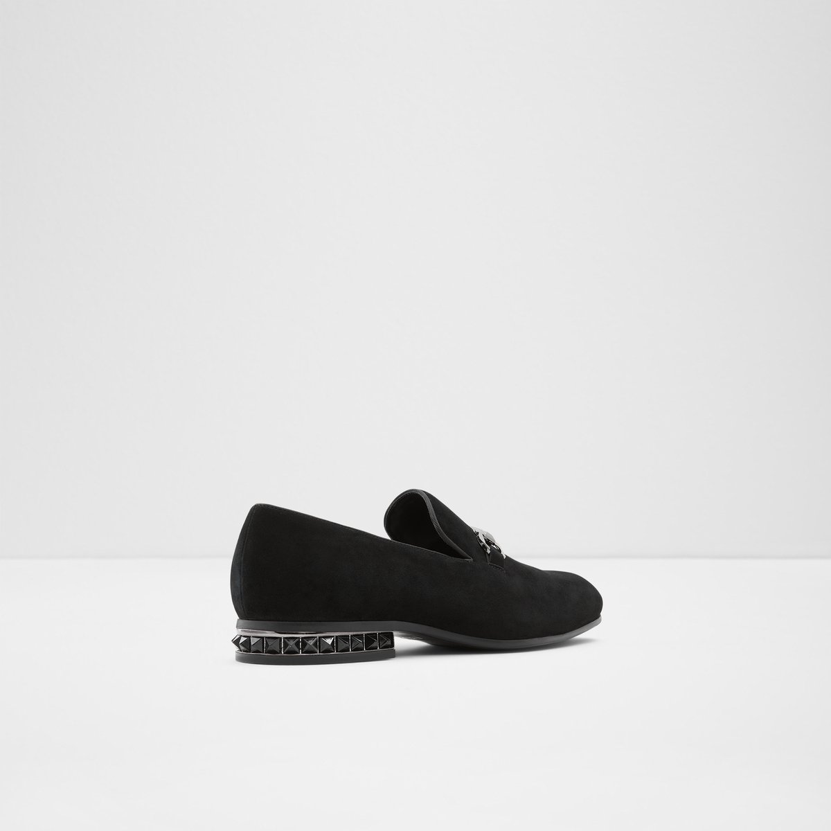 Bowtie Black Synthetic Suede Men Dress Shoes