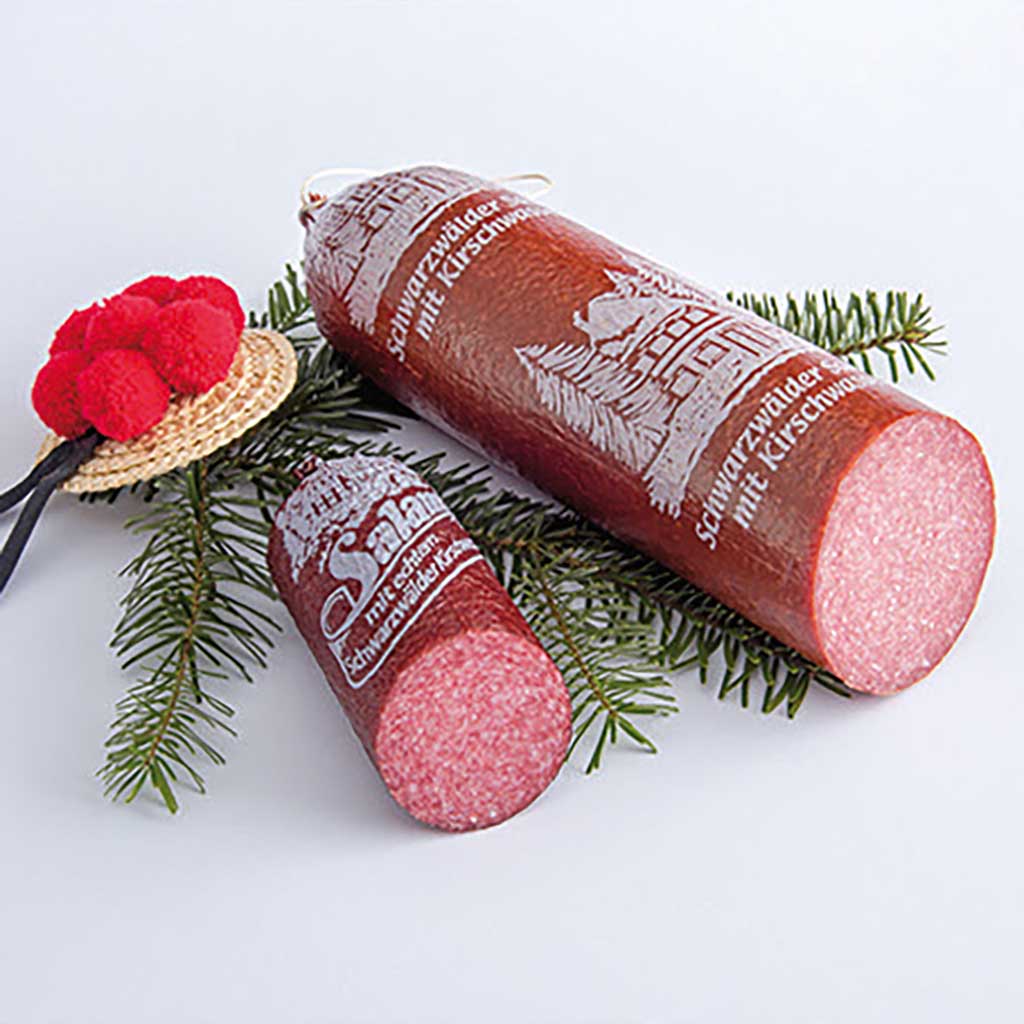 Schwarzwälder Kirschwasser Salami 350g MHD:15.3.25