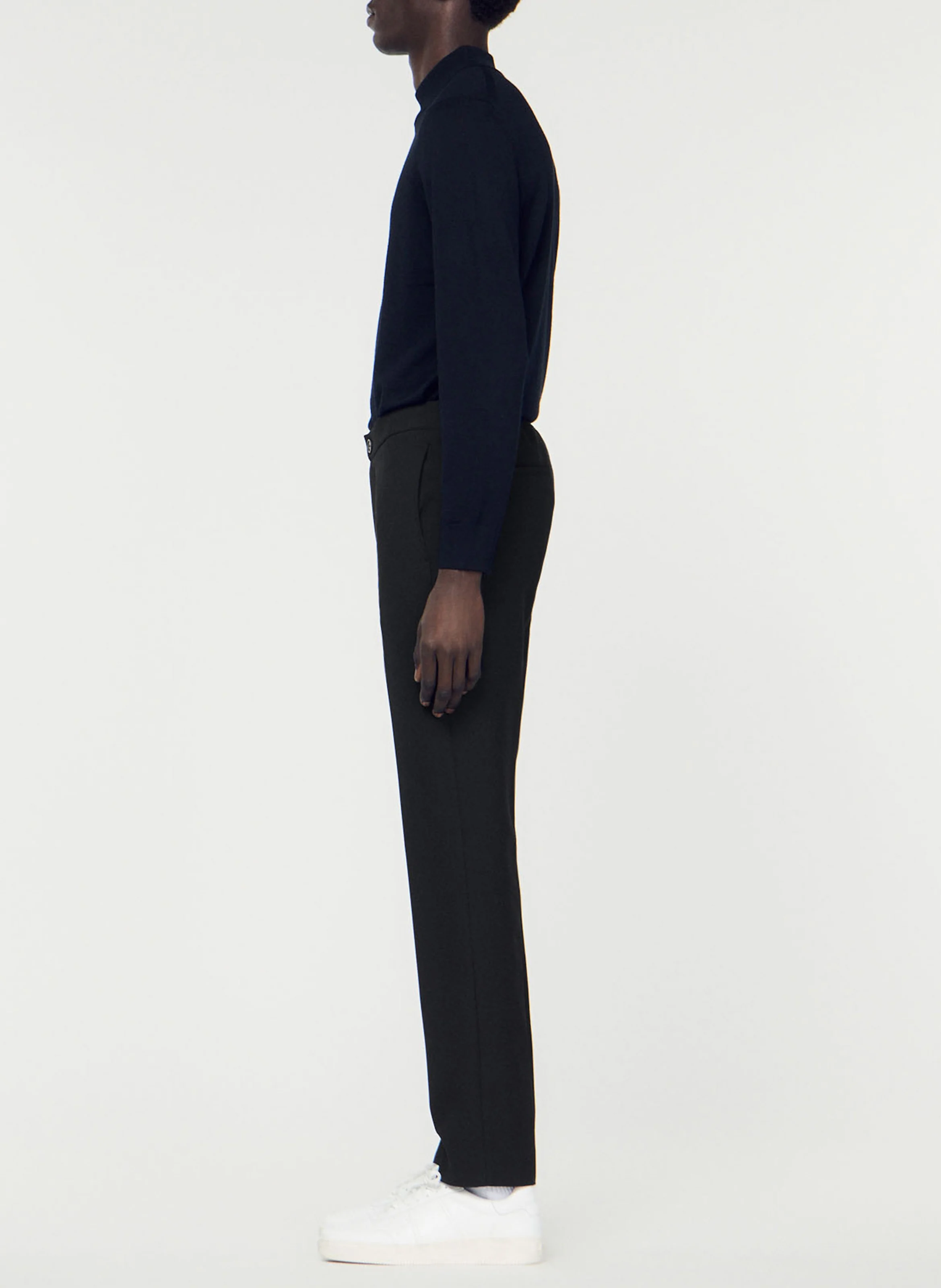 Pantalon droit| Noir