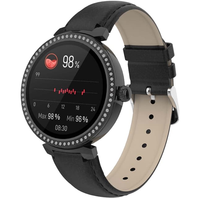Denver SWC-342B Bluetooth SmartWatch with heart rate & blood oxygen sensor