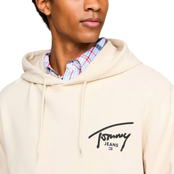 Tommy Hilfiger Signature Logo Hoodie Heren