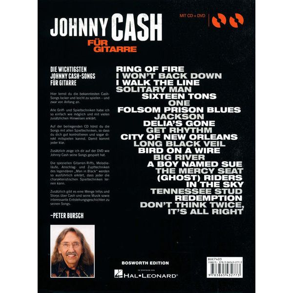 Bosworth Johnny Cash für Gitarre