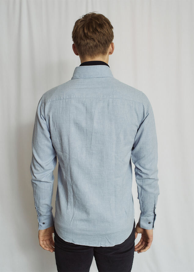 Bruun & Stengade BS Muriel Casual Modern Fit Shirt Light blue