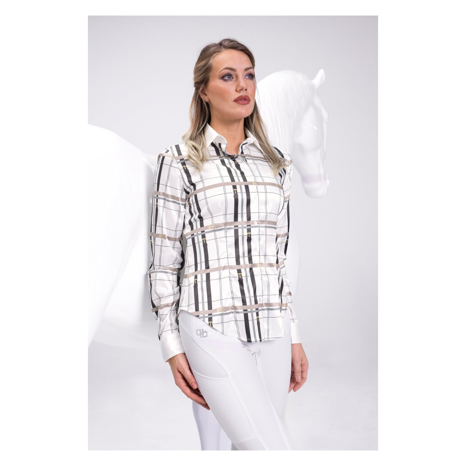 PIKEUR SELECTION Damenbluse  - white