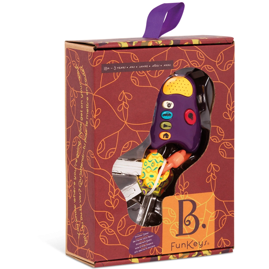 B.TOYS B. FunKeys Plum 1