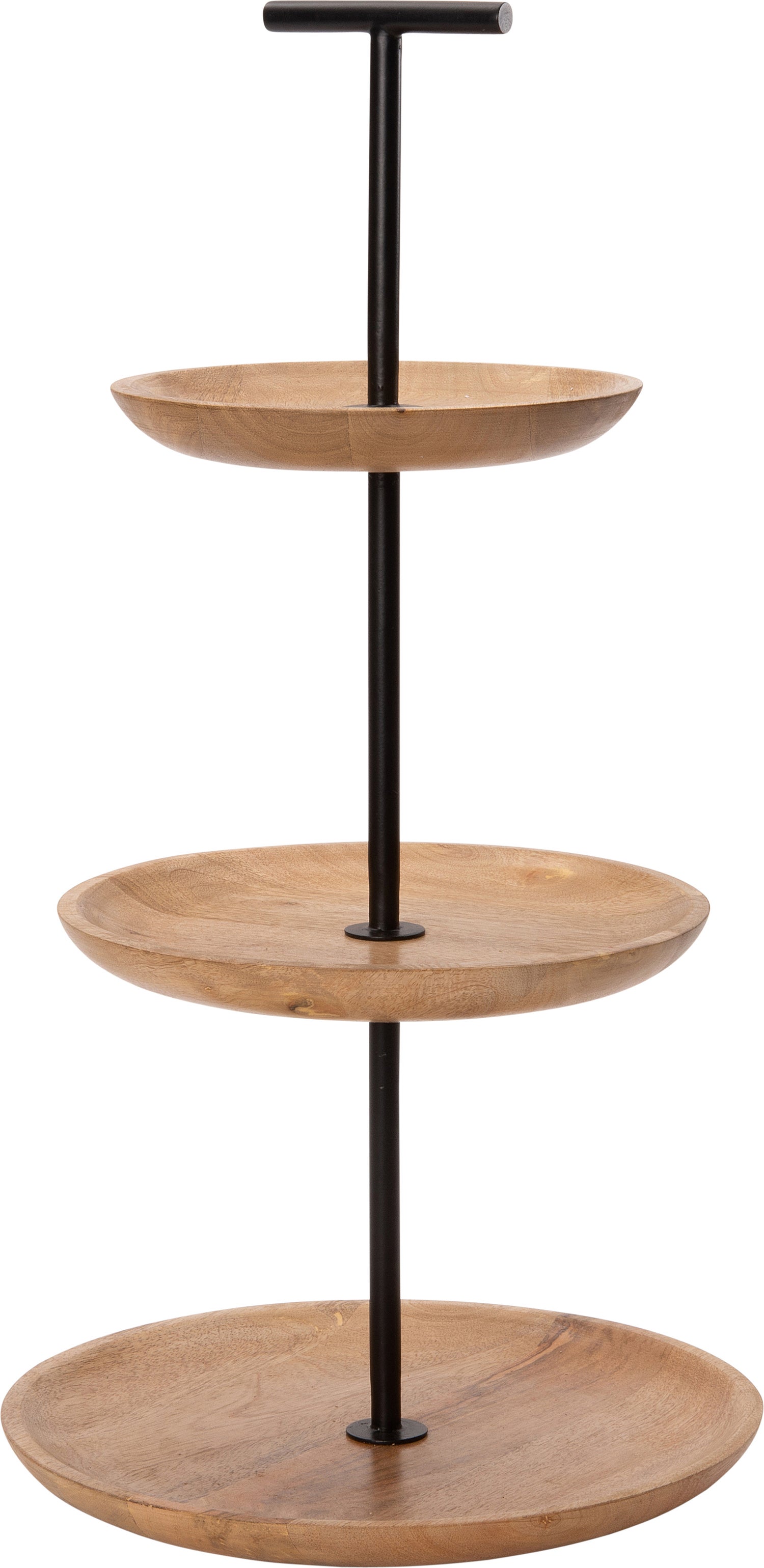 Intratuin etagère Kita naturel / zwart D 31 cm H 60 cm