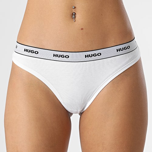 Lot De 3 Strings Femme 50469681 Blanc
