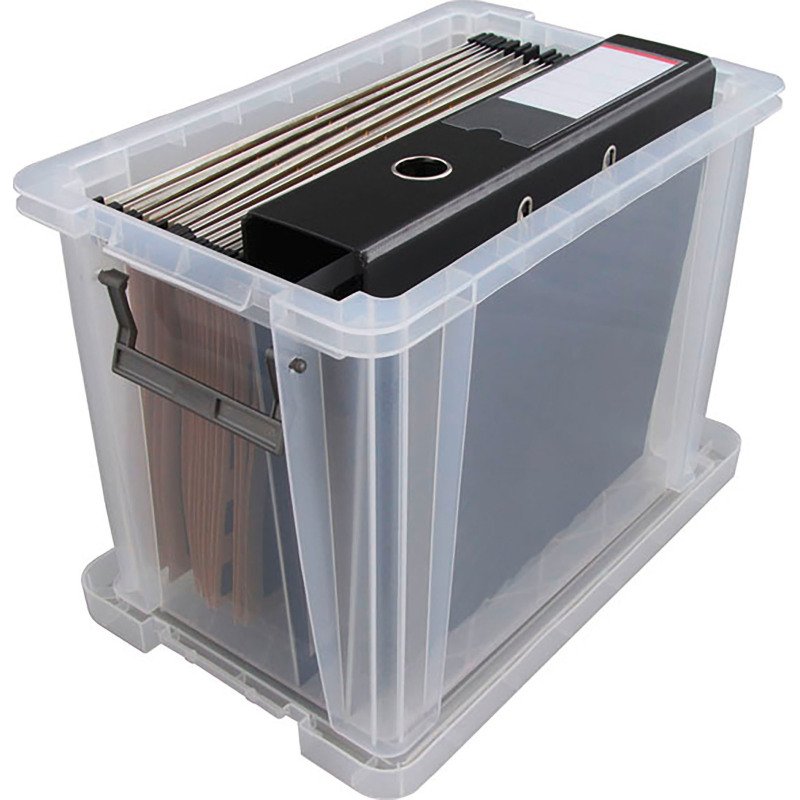 Boîte de rangement plastique 26 L WHITEFURZE Allstore - incolore