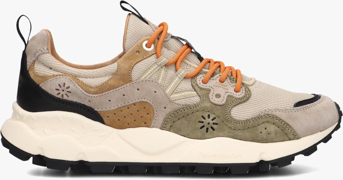 FLOWER MOUNTAIN beige flower mountain lage sneakers yamano 3 man