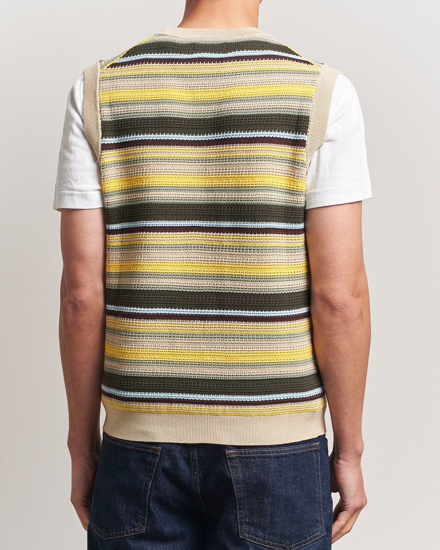 NN07 Huxley Knitted Striped Vest Multi