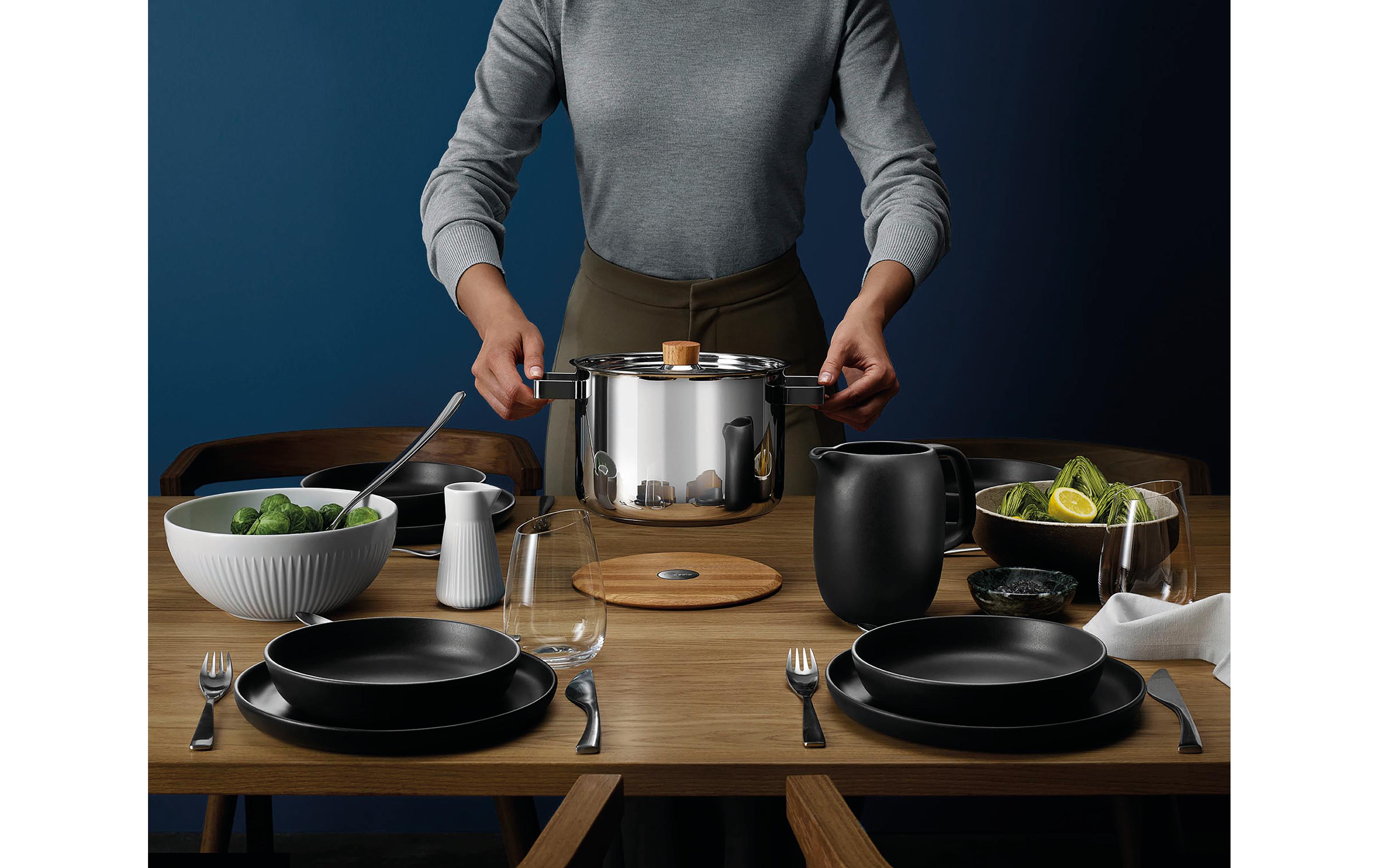 Krug Nordic Kitchen 1 l, SchwarzKrug aus Feinsteinzeug