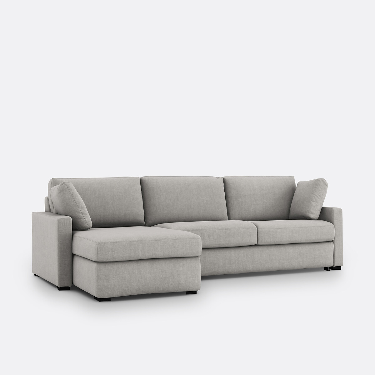LA REDOUTE INTERIEURS<br>Sofá-cama de canto premium em algodão/espuma, Timor