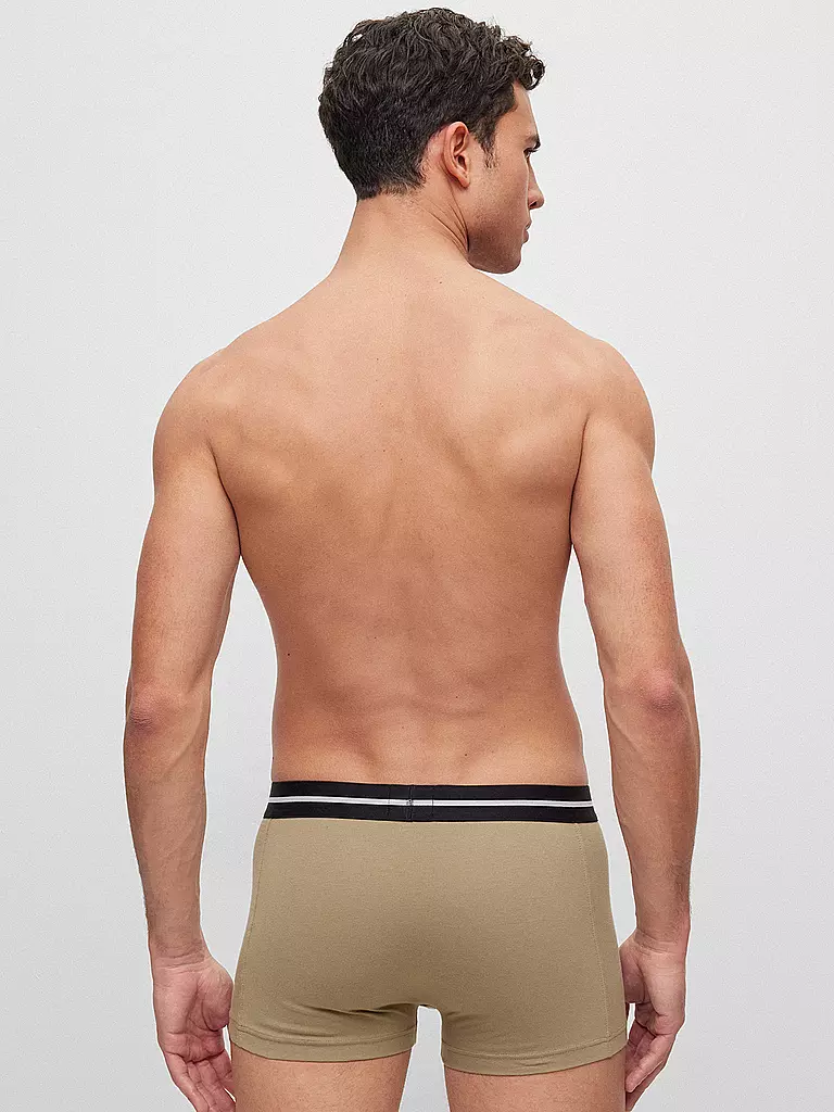 BOSS Pants 3-er Pkg. schwarz olive gemustert schwarz