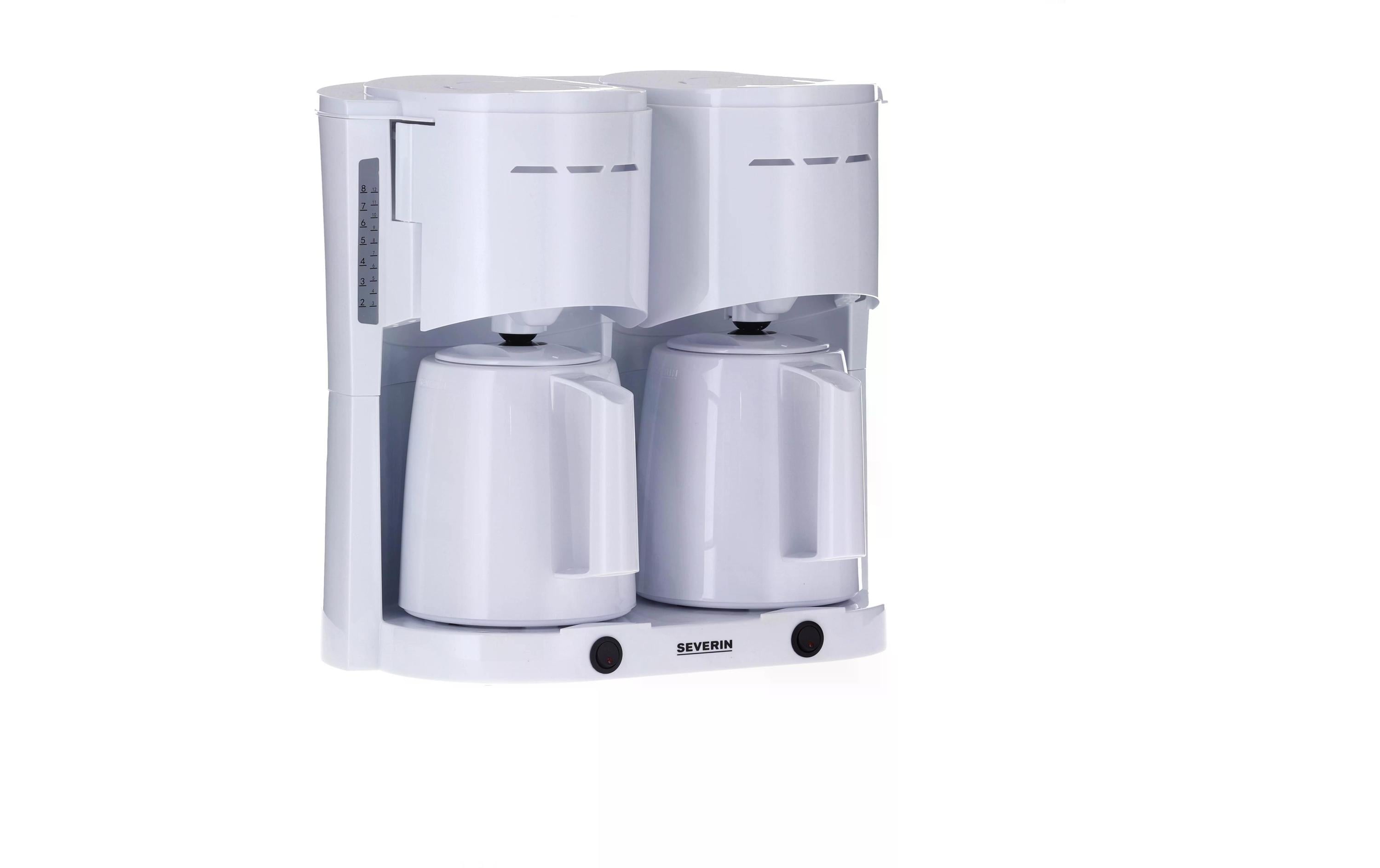 Filterkaffeemaschine KA 9314 WeissKaffeemaschine mit 2 Thermoskannen