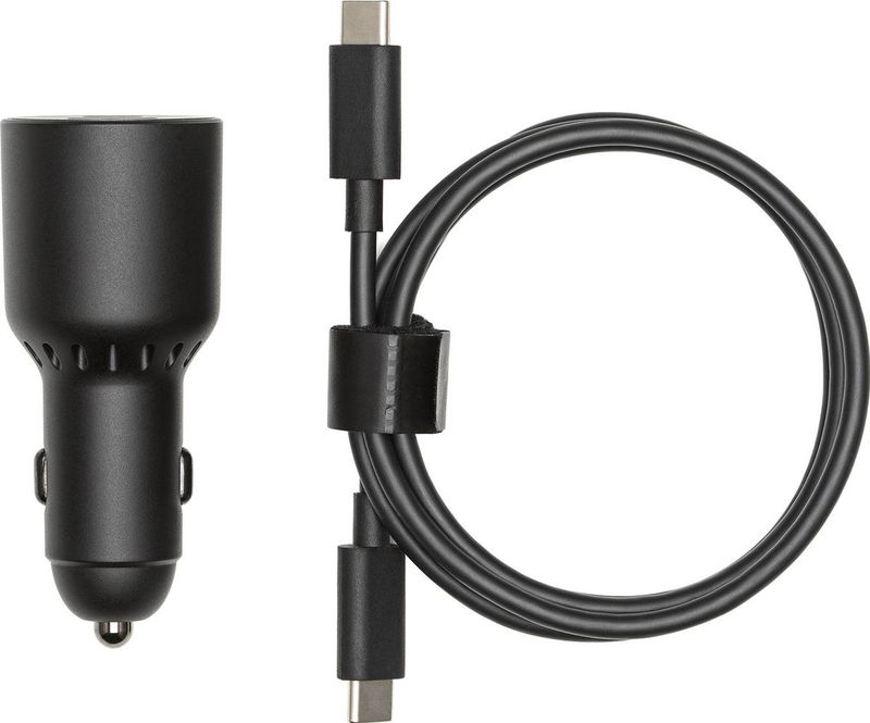 DJI - 65W Car Charger - Oplader - USB-C en USB-A