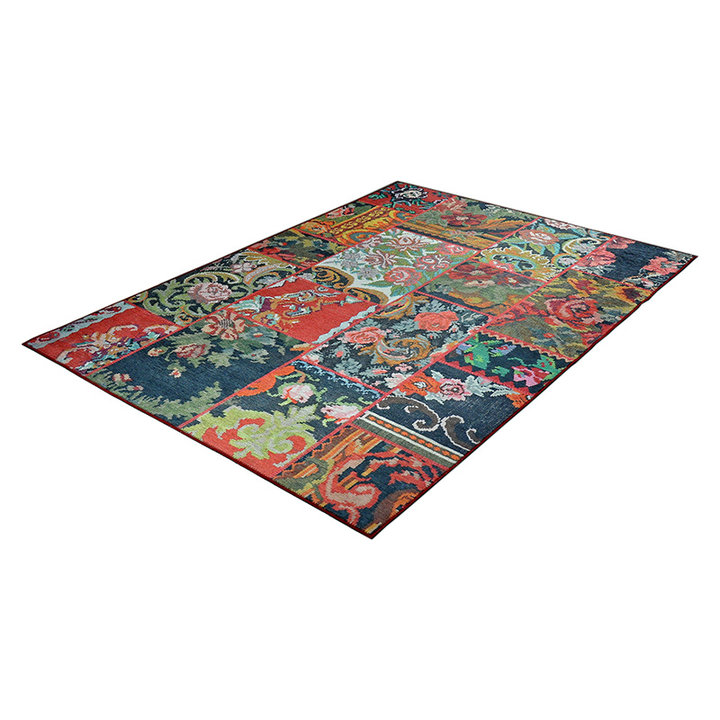 Patchwork vloerkleed - Nadine Rozenkelim Multicolor | Rozen