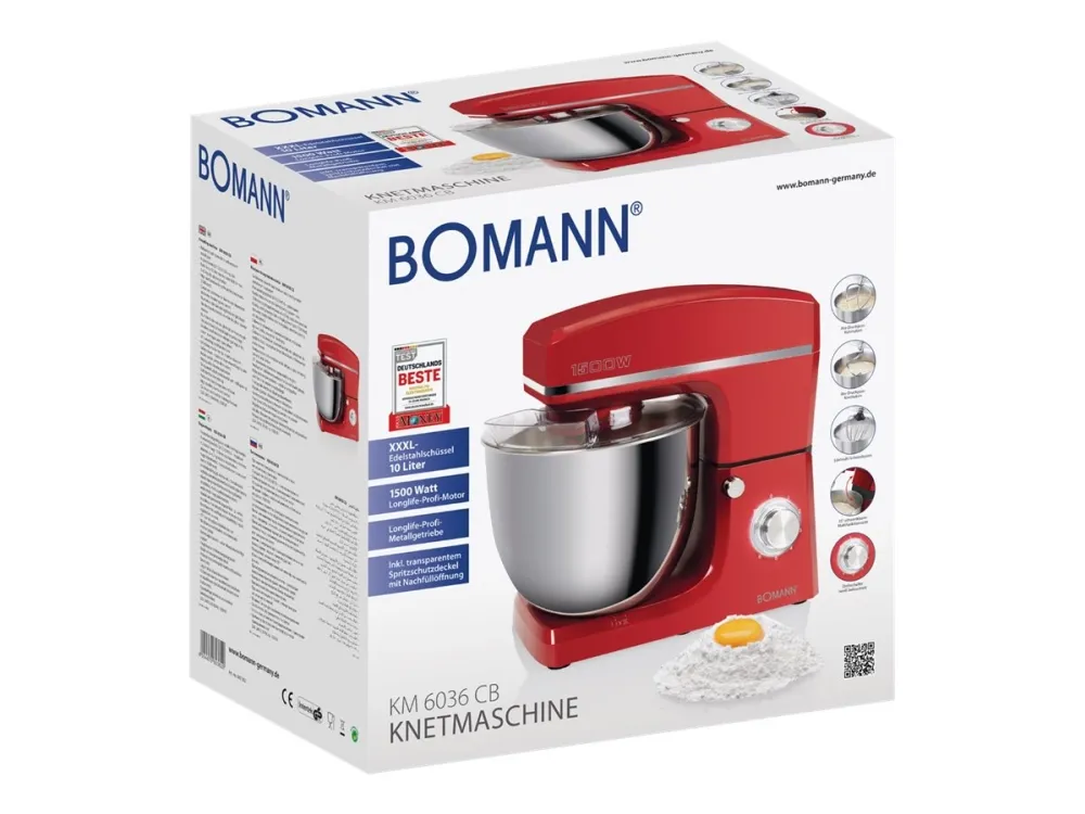 Foodprocessor KM 6036 rød BOMANN