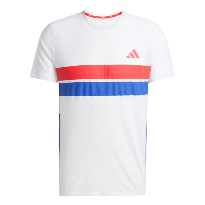 adidas Herre T-shirts Adizero R SS Tee Hvid