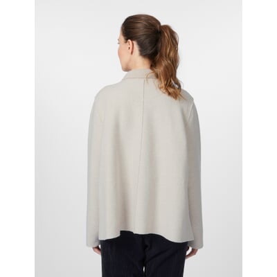 Damen-Wolljacke, Naturweiß