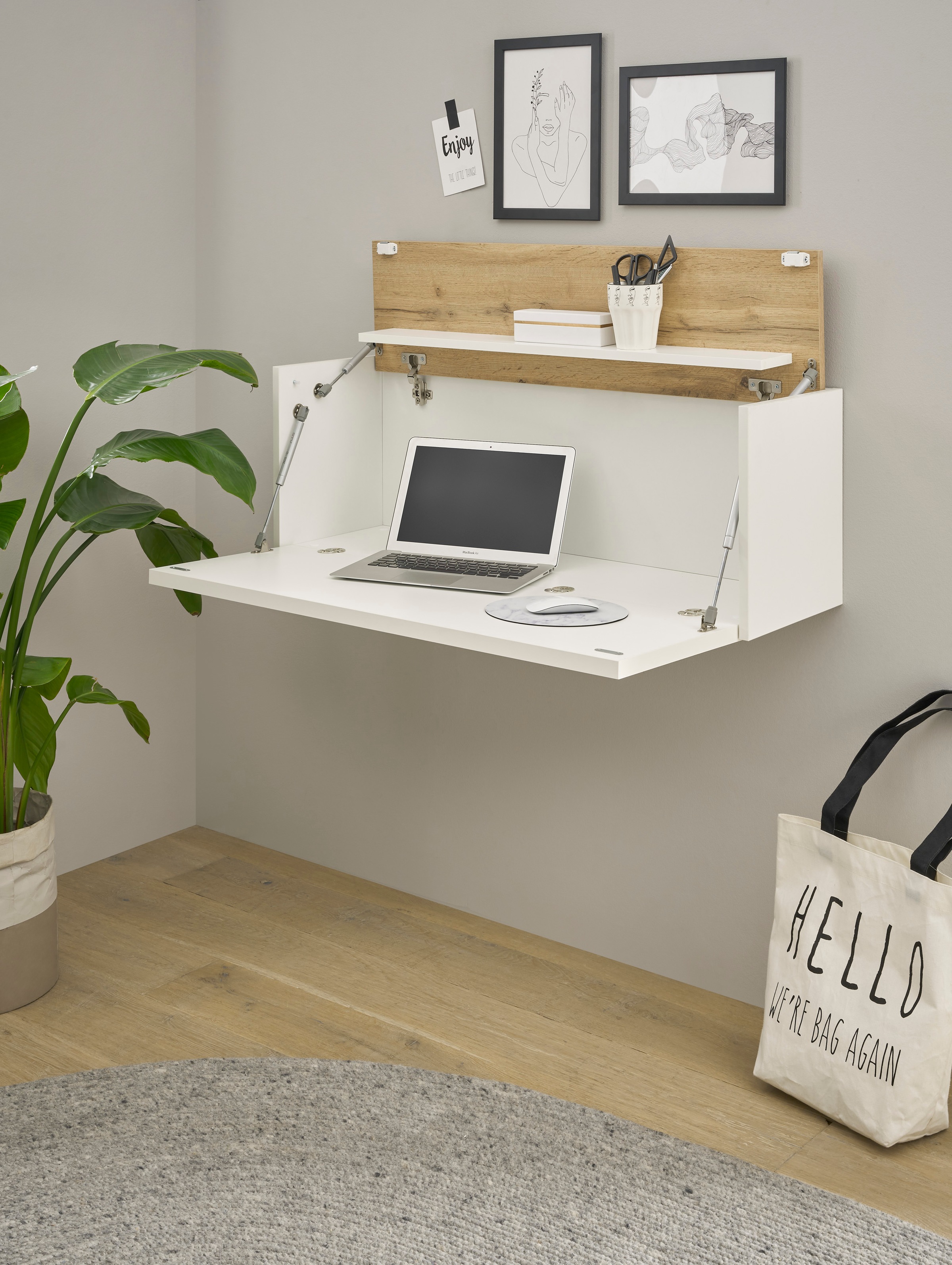 INOSIGN Wandsekretär »CiTY/GiRON« zeitlos modern, wohnliches Home Office, Breite 100 cm