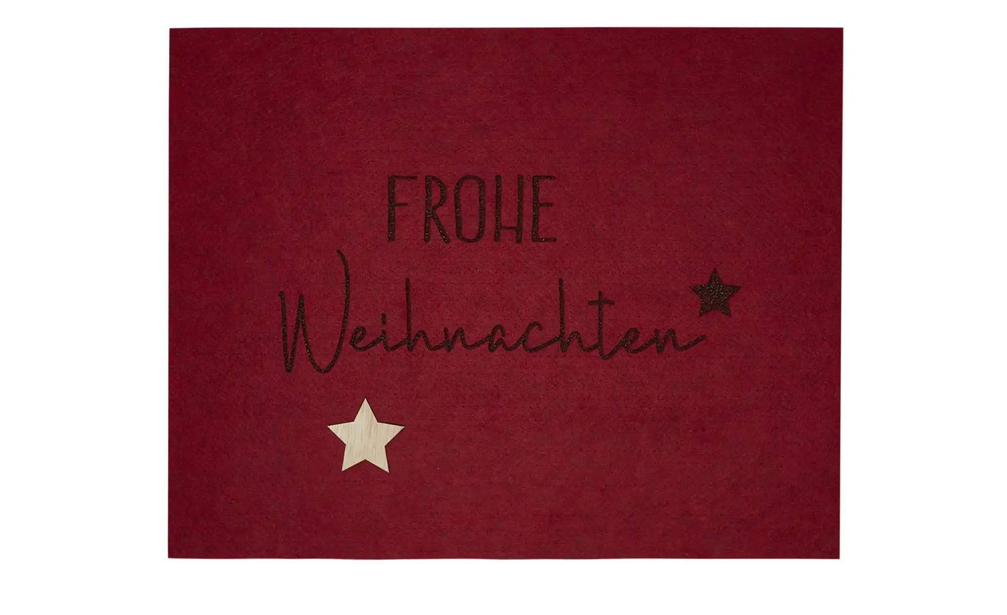HOME STORY Platzset Frohe Weihnachten, 2er Set