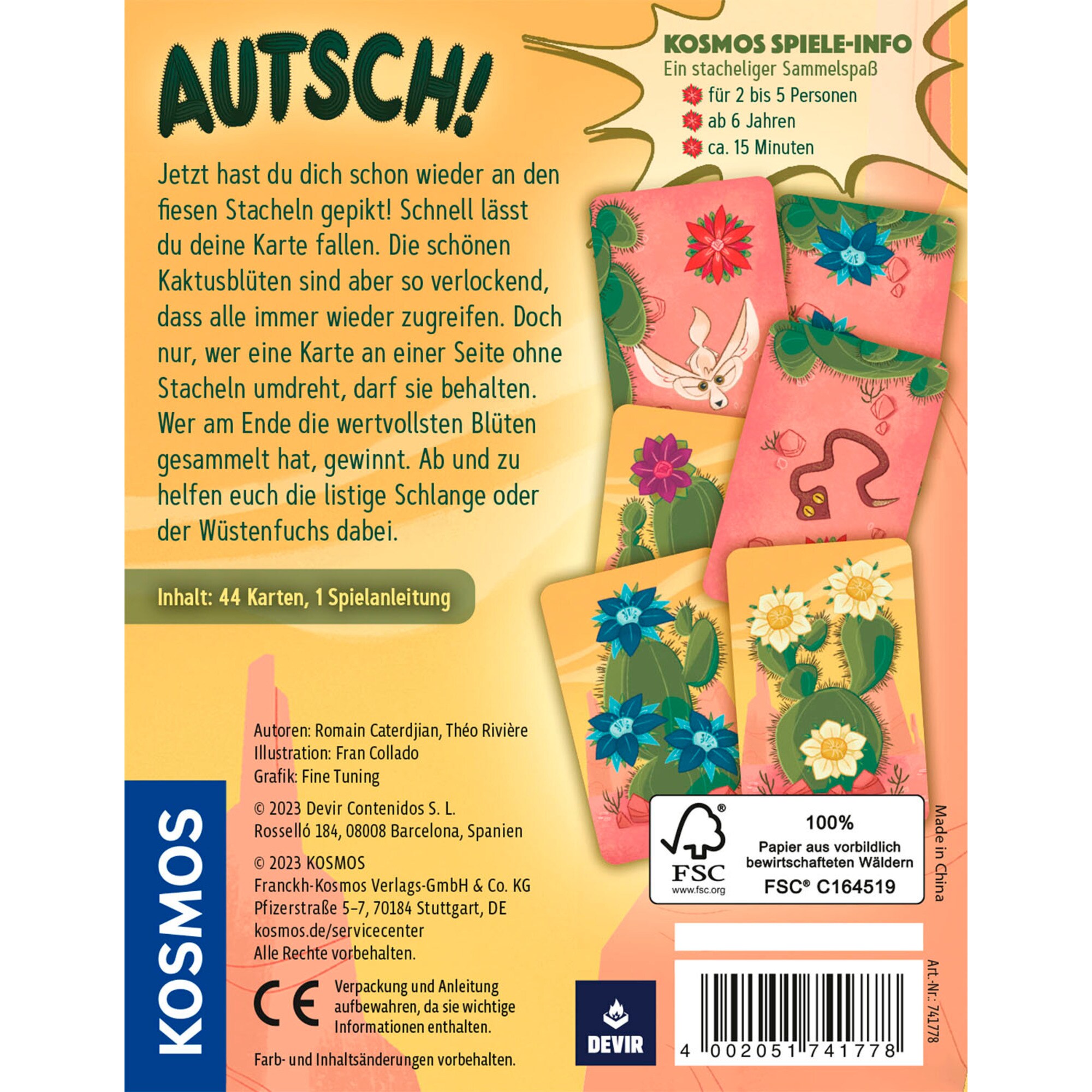 Kosmos Kartenspiel Autsch!