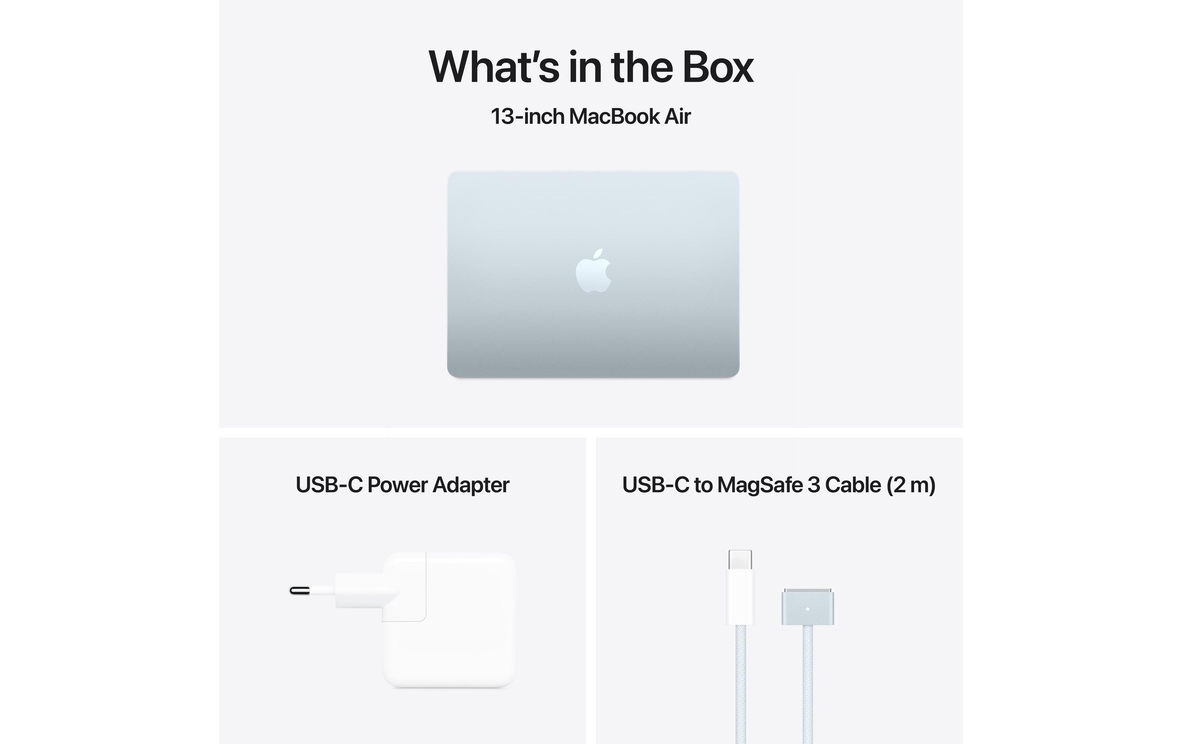 Apple Notebook »Air 13 2025 M4 10C GPU / 16 GB / 512 GB Sky Blue«