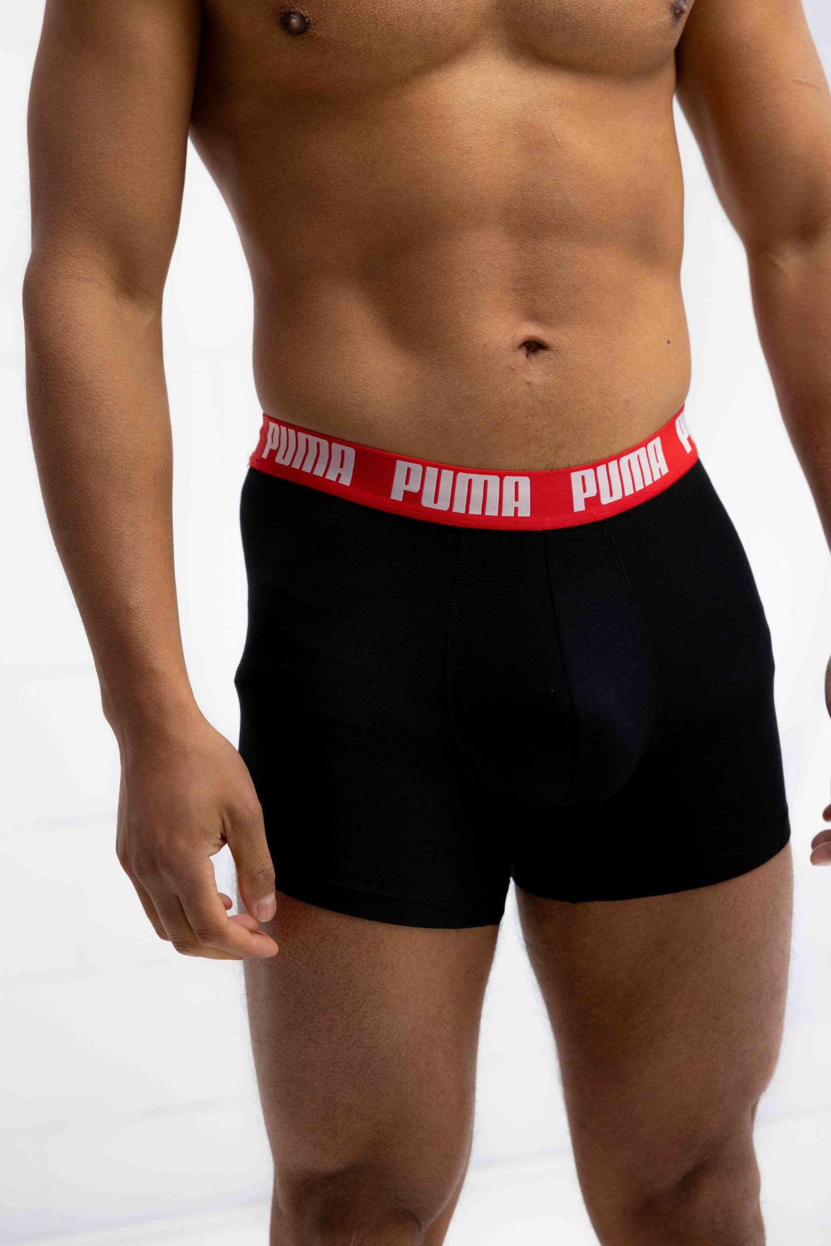 Puma Everyday Basic Boxershort Heren 6-Pack Zwart/Blauw/Rood