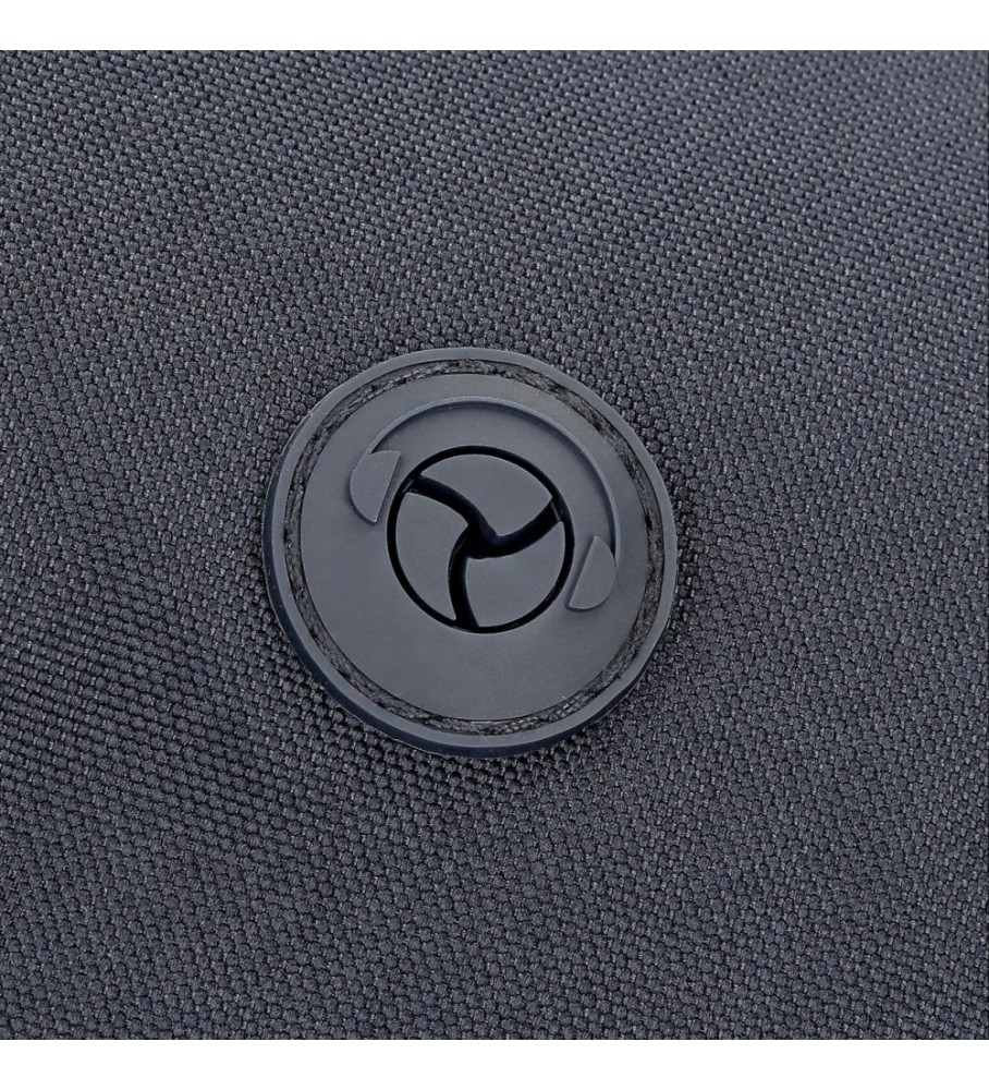 Mochila ajustável Pepe Jeans Clark de 46 cm com dois compartimentos, vermelha.