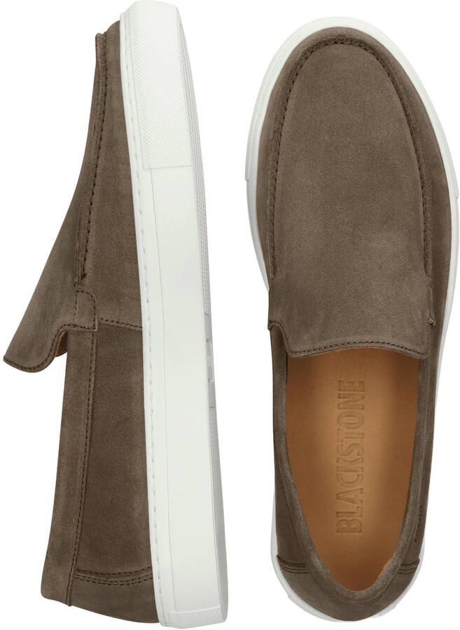 Blackstone LAPIS ROWAN FG628 Caribou Slip-ons Heren Dark brown
