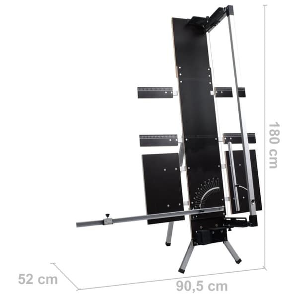 vidaXL Skumkutter med aluminiumsben 200 W