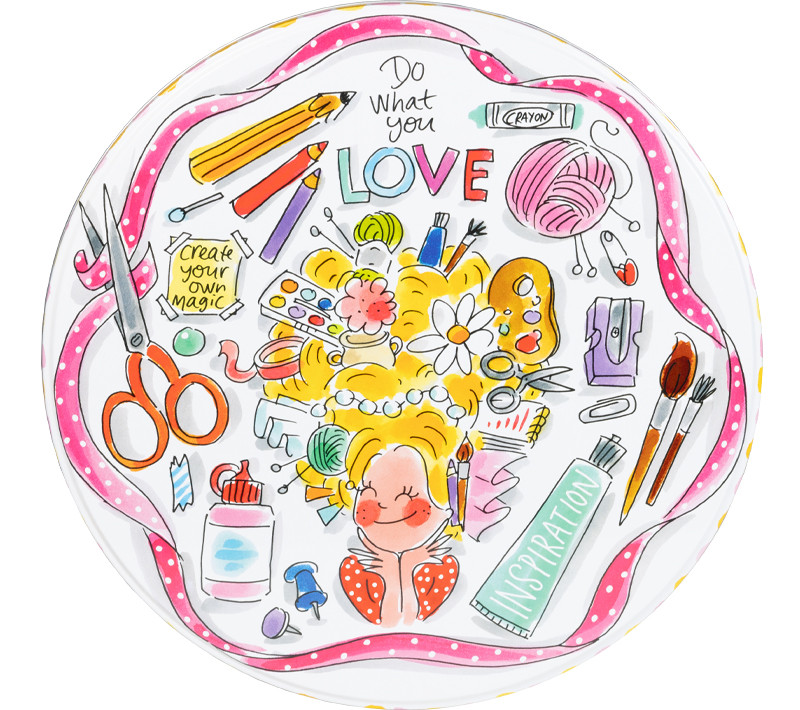 Rond blik 24cm Creativity