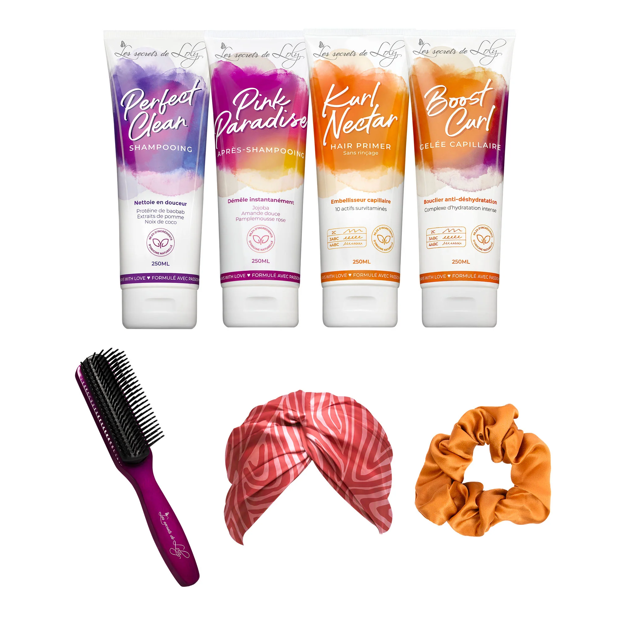 Rituel Cheveux Bouclés - 4 étapes et 3 accessoires pour sublimer vos b