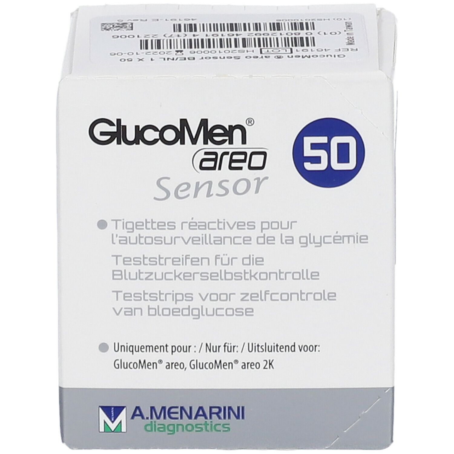 GlucoMen® areo Sensor Teststreifen