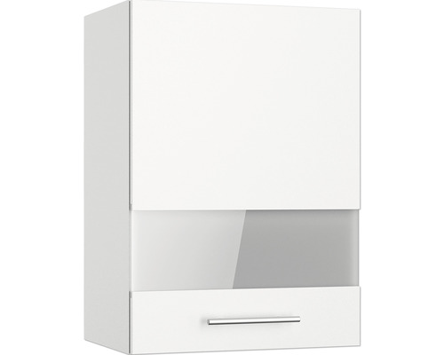 Wandkast met glazen deur Optifit Bengt932 BxDxH 50 x 34,9 x 70,4 cm Frontkleur wit mat Corpuskleur wit