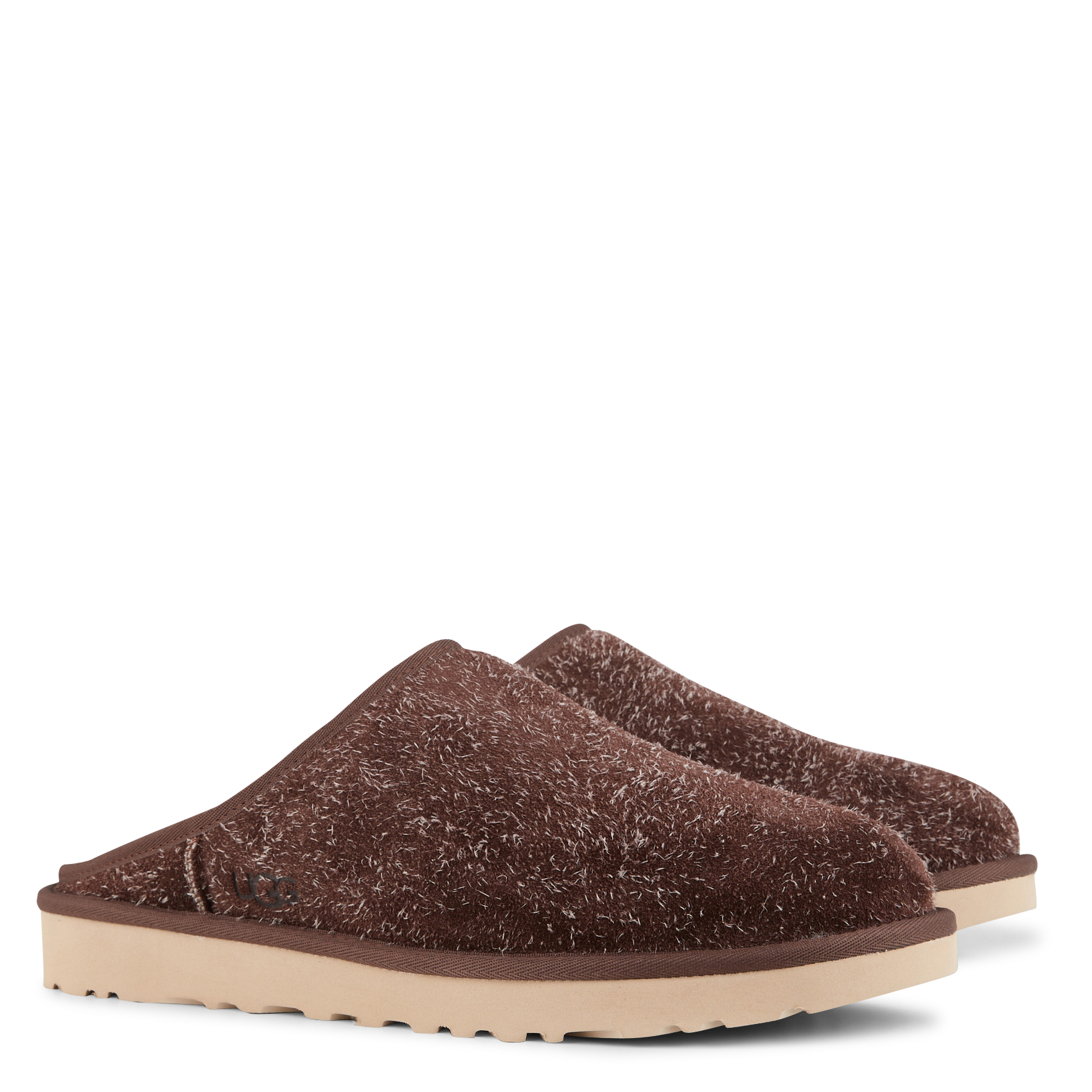 CLASSIC SHAGGY - Chaussons fourrés en cuir | Marron